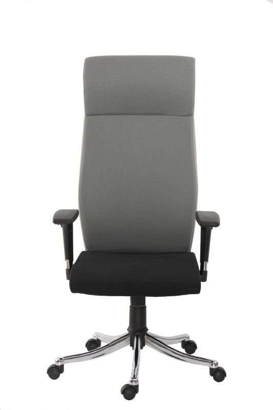 Bluebell ELEGANZ PREMIUM ERGONOMIC HIGH BACK OFFICE REVOLOVING WITH ADJUSTABLE ARMS Mesh Office Executive Chair  (Grey, Black, DIY(Do-It-Yourself))