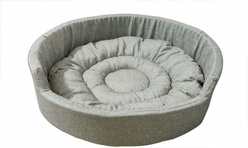RK PRODUCTS 53 light gry L Pet Bed  (Grey)