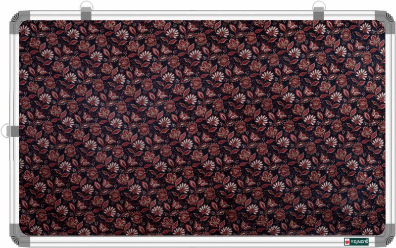 SRIRATNA 58.5x28 CM Premium Material Rosy Red Notice/ Pin-up/ Soft Board For Study Room Notice Board  (28 cm 58.5 cm)