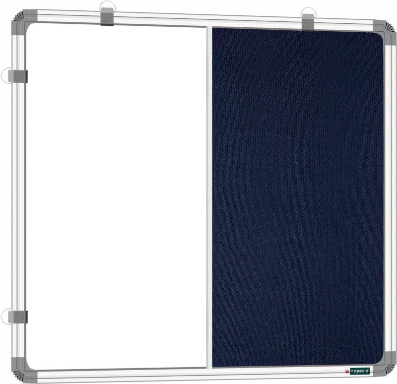 Flipkart Perfect Homes Studio Non- Magnetic Double Sided White Board and Chalk Board Notice Board  (45 cm 60 cm)