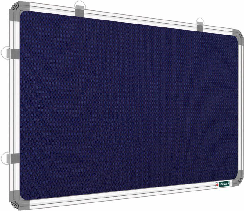 ShelfKing 3x4 Feet Premium Material Blue Notice Board/ Pin-up Board For Coaching Class Notice Board  (90 cm 120 cm)
