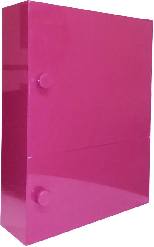 WINACO Aarti Burgundy Bathroom Storage Cabinet Fully Recessed Medicine Cabinet  (Rectangle)
