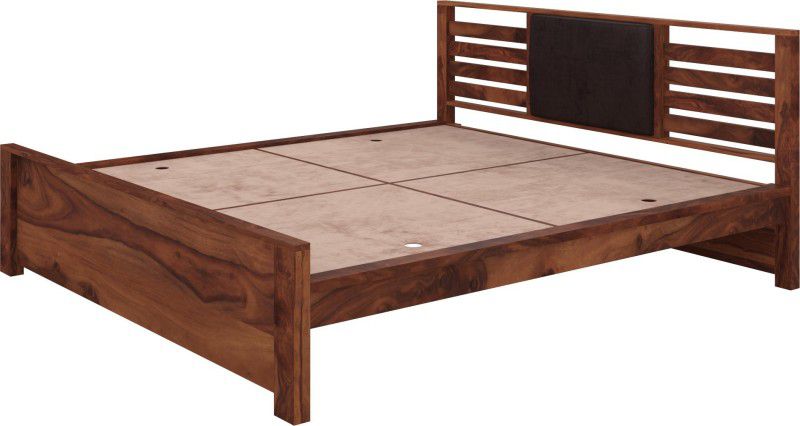 Vintej Home Horizon Sheesham Solid Wood King Bed  (Finish Color - Provincial Teak, Delivery Condition - Knock Down)