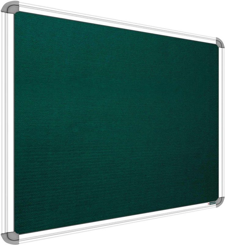 SRIRATNA 2 X 3 feet Premium Material Notice Pin-up Board/Pin-up Board/Soft Board/Bulletin Board/Pin-up Display Board for Office, Home use, (Green, Pack of 1) Notice Board  (60.96 cm 90 cm)