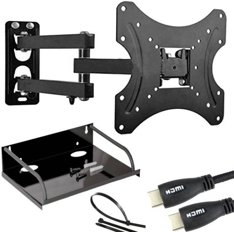 Sauran TV Wall Mount Movable Bracket & Ceiling Mounts for 17 to 42 inch Full Motion TV Mount