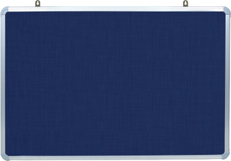 GOSHU 2 X 2 Feet Notice Pin-up Display Blue Bulletin Board for Office, School and Home Notice Board (60.96 cm 60.96 cm) Notice Board  (60 cm 60 cm)