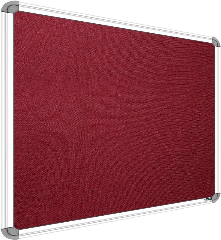 SRIRATNA 1.5 X 2 feet Maroon Premium Material Notice Soft Board/Bulletin Board/Pin-up Display Board for Office, Home & School uses, (Pack of 1) Notice Board  (60.96 cm 45 cm)