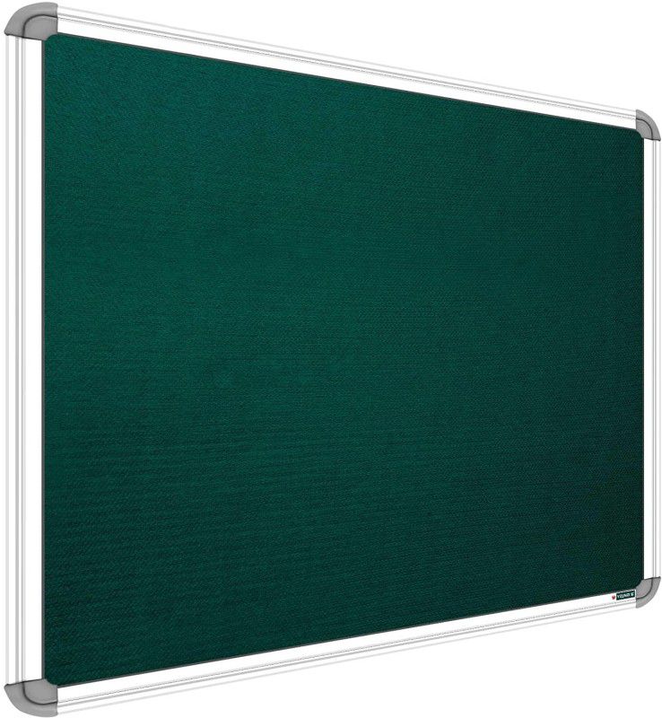SRIRATNA 2 X 3 feet Premium Material Notice Pin-up Board/Pin-up Board/Bulletin Board/Pin-up Display Board for Office, Home & School uses, (Green, Pack of 1) Notice Board  (60.96 cm 90 cm)