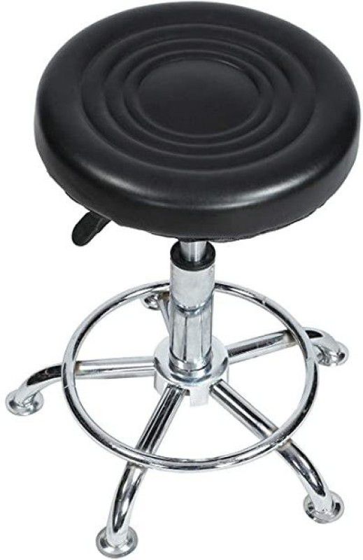 YETIKA Multipurpose revolving Stool/Doctor/Kitchen Stool/Office Stool/Chair(Black) Hospital Food Stool  (Steel)