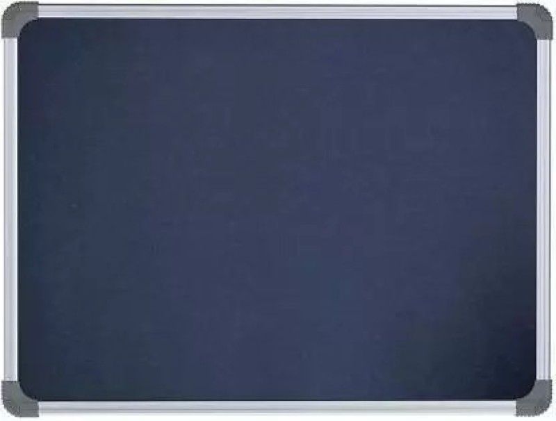 ABD 1 by 1.5 ft. Blue Solid Framed Notice Board Pinup Notice Board  (30 cm 45 cm)