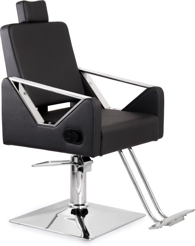 Jyoti JKP-1153 Styling Chair with Leg Rest  (Black)