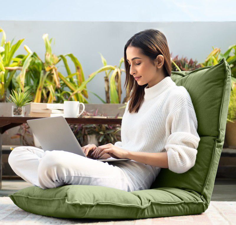 Cosylabs The Rosetta (Green) Floor Chair, Meditation Chair, Yoga Chair, Reading Chair