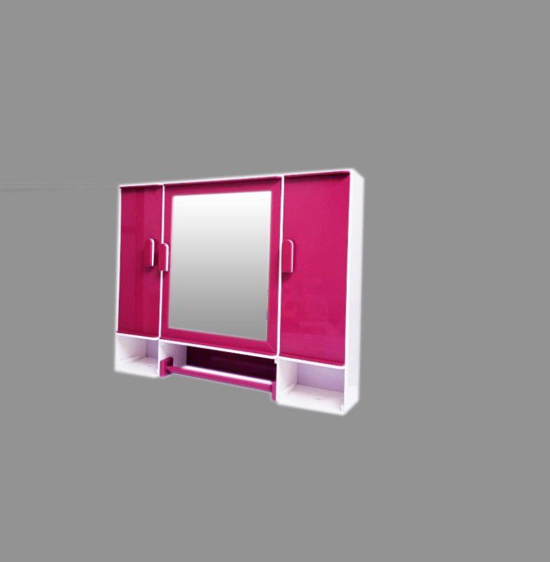 WINACO Supreem Pure White Acrylic Plastic ( 20" x 4" x 16" ) Bathroom Mirror Cabinet Fully Recessed Medicine Cabinet  (Rectangle)