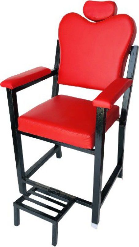 RATISON Styling Chair with Leg Rest  (Red)