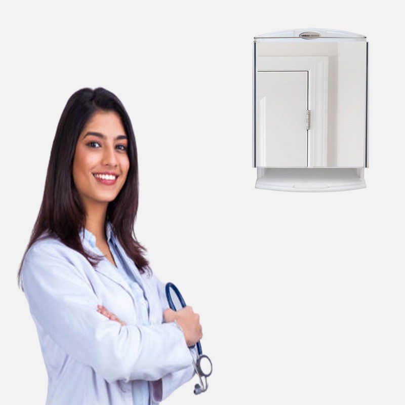 URBAN CHOICE First-Aid Storage Organizer, Washbasin Mirror, Fully Recessed Medicine Cabinet  (Rectangle)