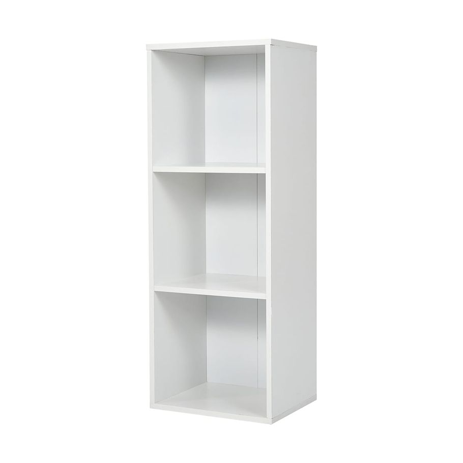 3 Tier Bookshelf White