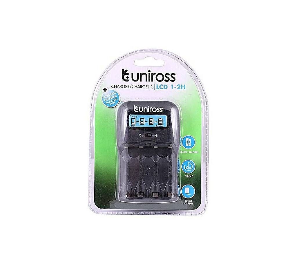 1-2H Uniross Battery ChargerAA/AAA - Black