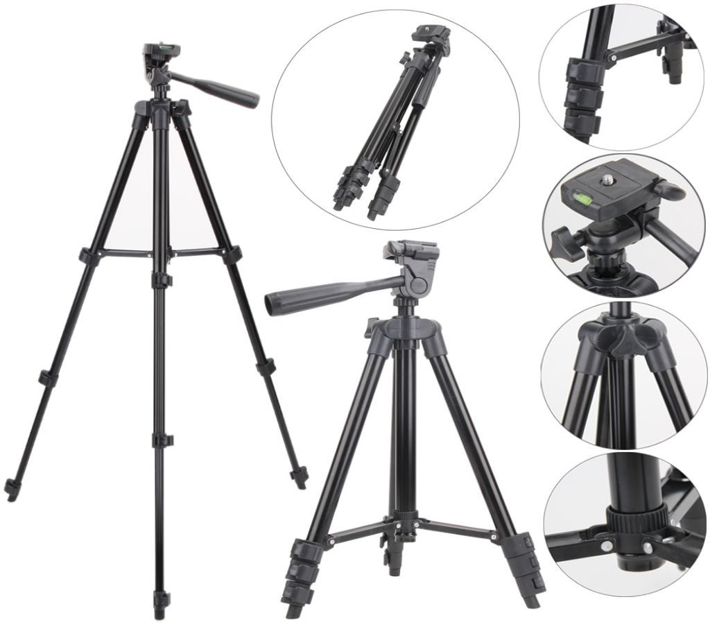 3120 Aluminum Alloy Tripod For Camera and Mobile