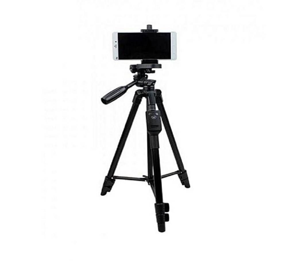 VCT-5208 - Bluetooth Tripod Professional Camera Stand - Black