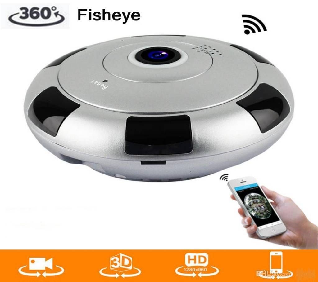 Panoramic Wifi IP P2P Night Vision Camera