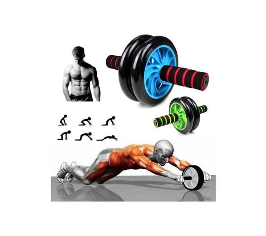 Body Fitness Double Roller Exercise Wheel