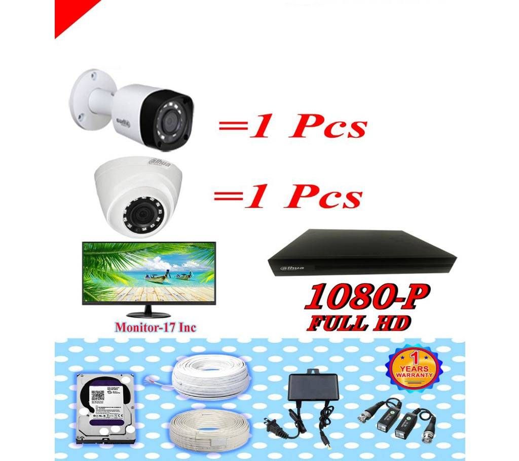 DAHUA 2 CC CAMERA PAKAGE + MONITOR 17 PKGDAH-103