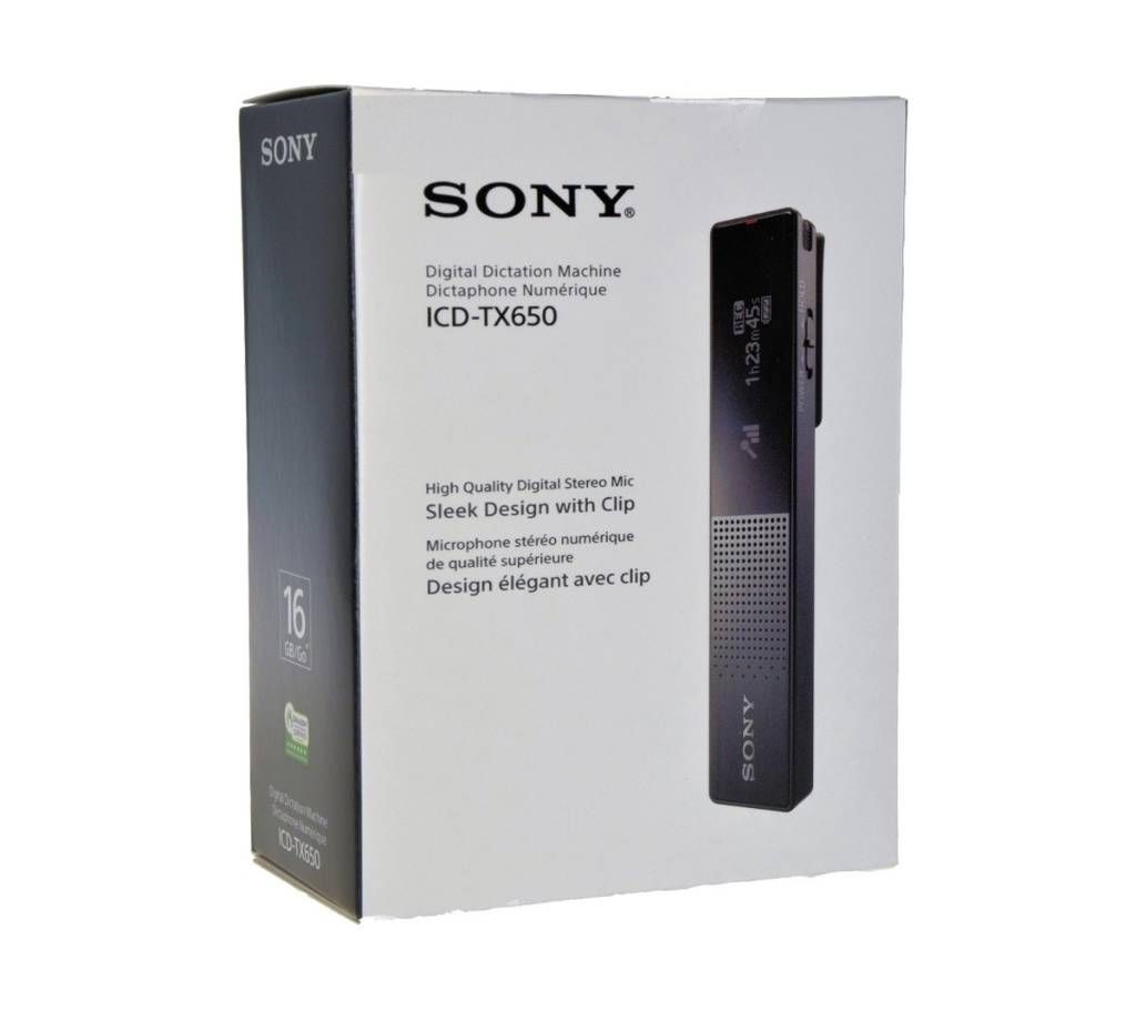 Sony Stereo ICD-TX650 Voice recorder