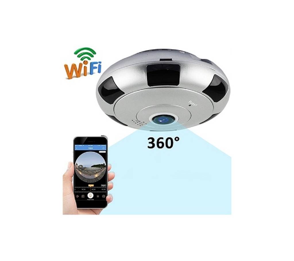 360 degree wireless Panorama night vision wifi camera