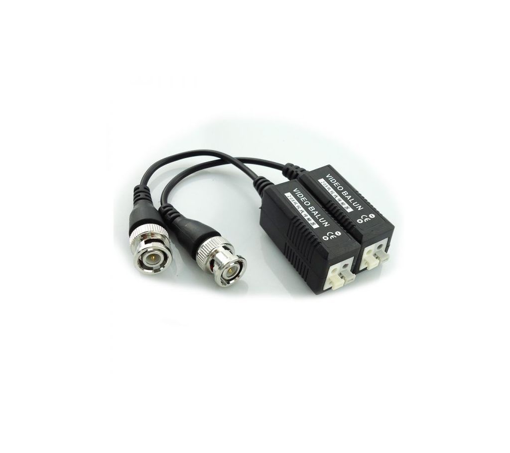 Cat-6/Cat-5 HD-TVI/CVI/AHD Passive Video Baluns Up to 650Meter