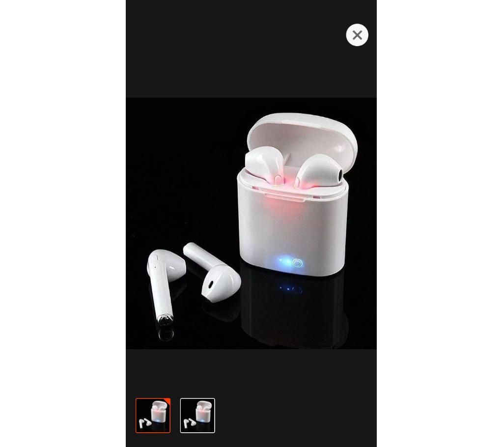 bluetooth wireless headphone and charging  pod