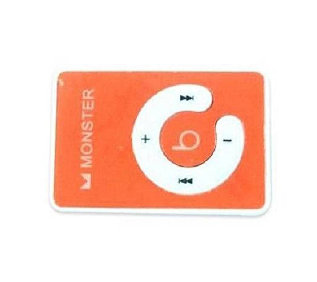 Mini MP3 Player Monster Design - Orange