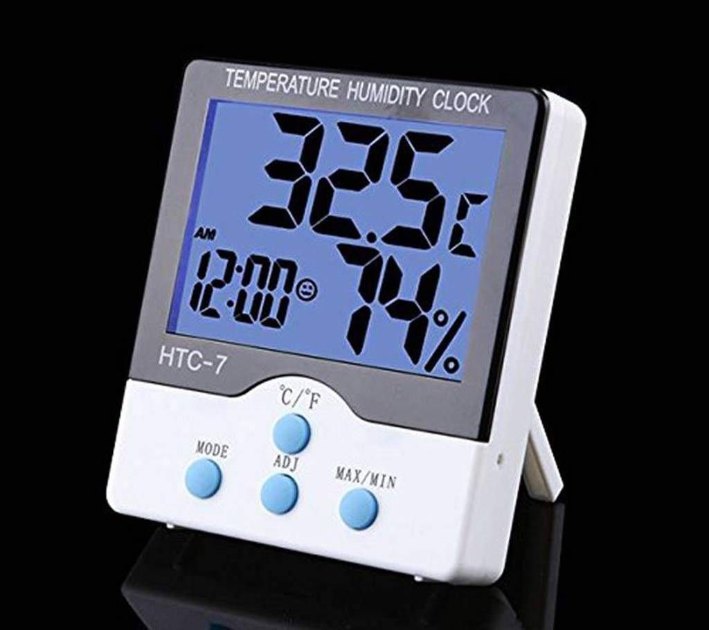 LCD TEMPERATURE HUMANITY CLOCK