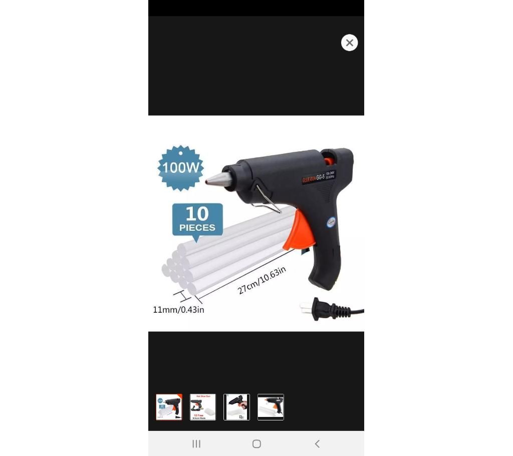 Hot Glue gun with 10 sticks