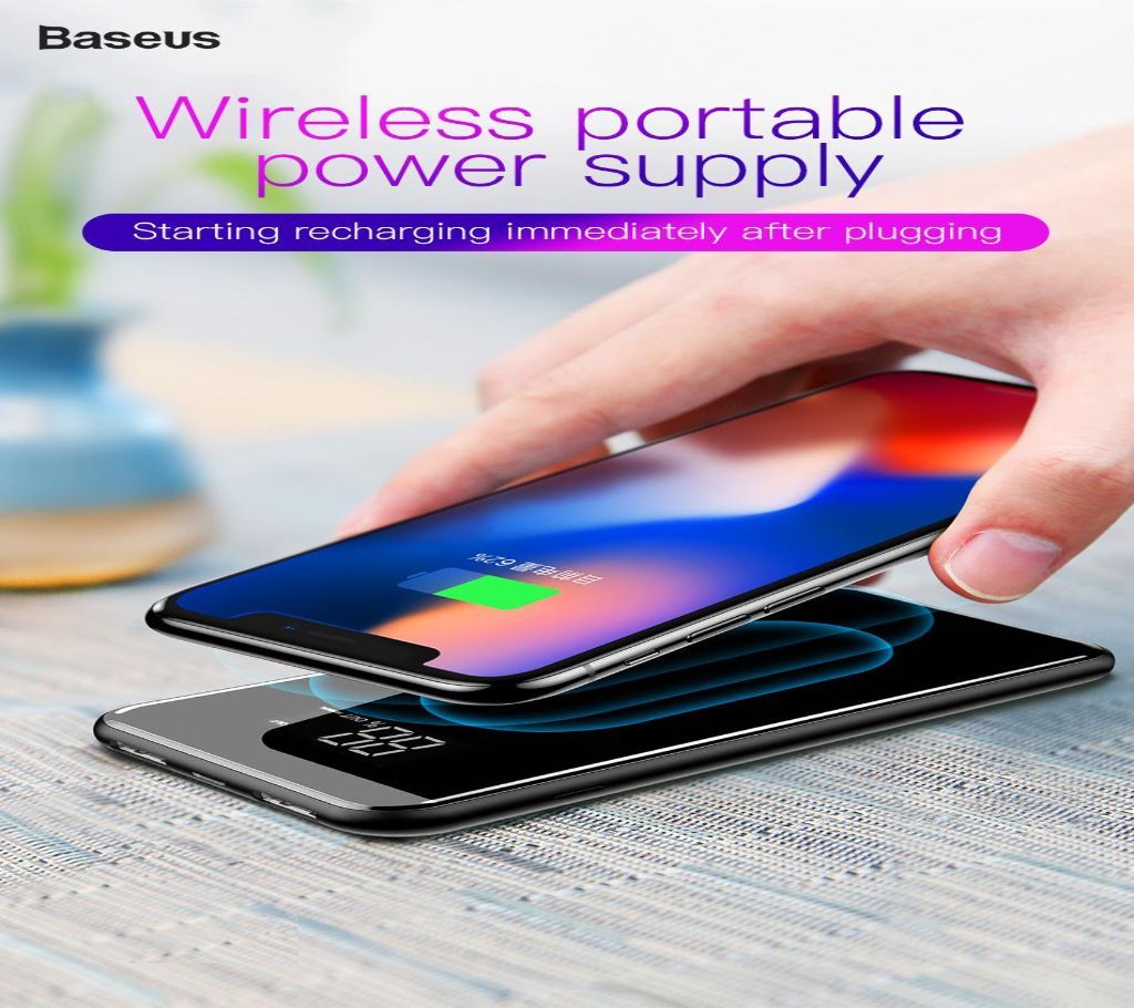Baseus 8000mah Wireless Power Bank-8000mAh
