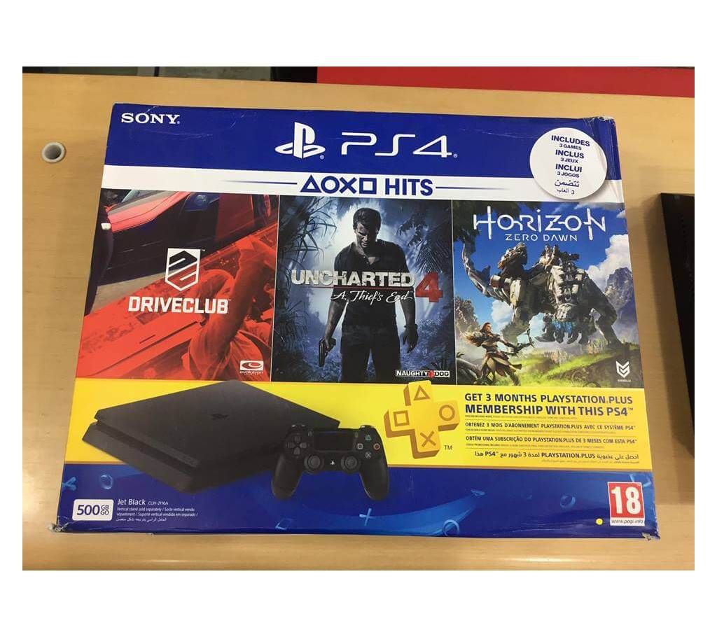 PS4 Console 500Gb Jet Black
