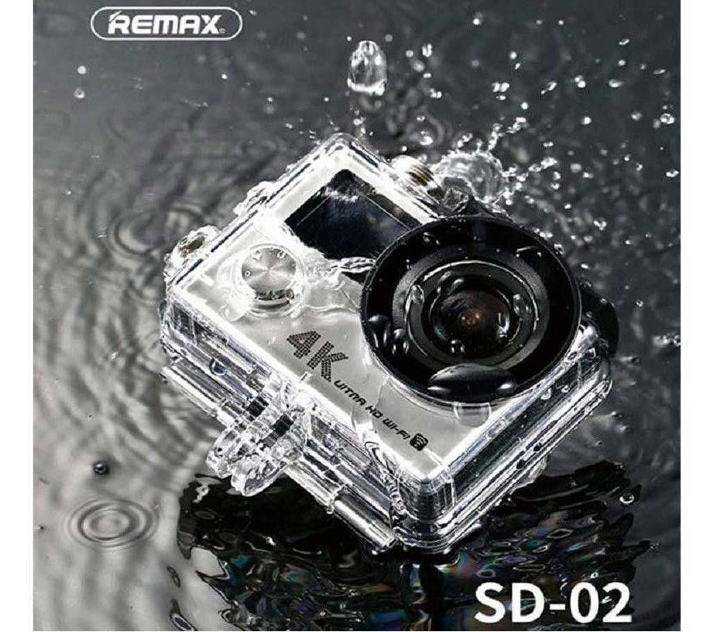 Full HD 4K Action Camera Silver