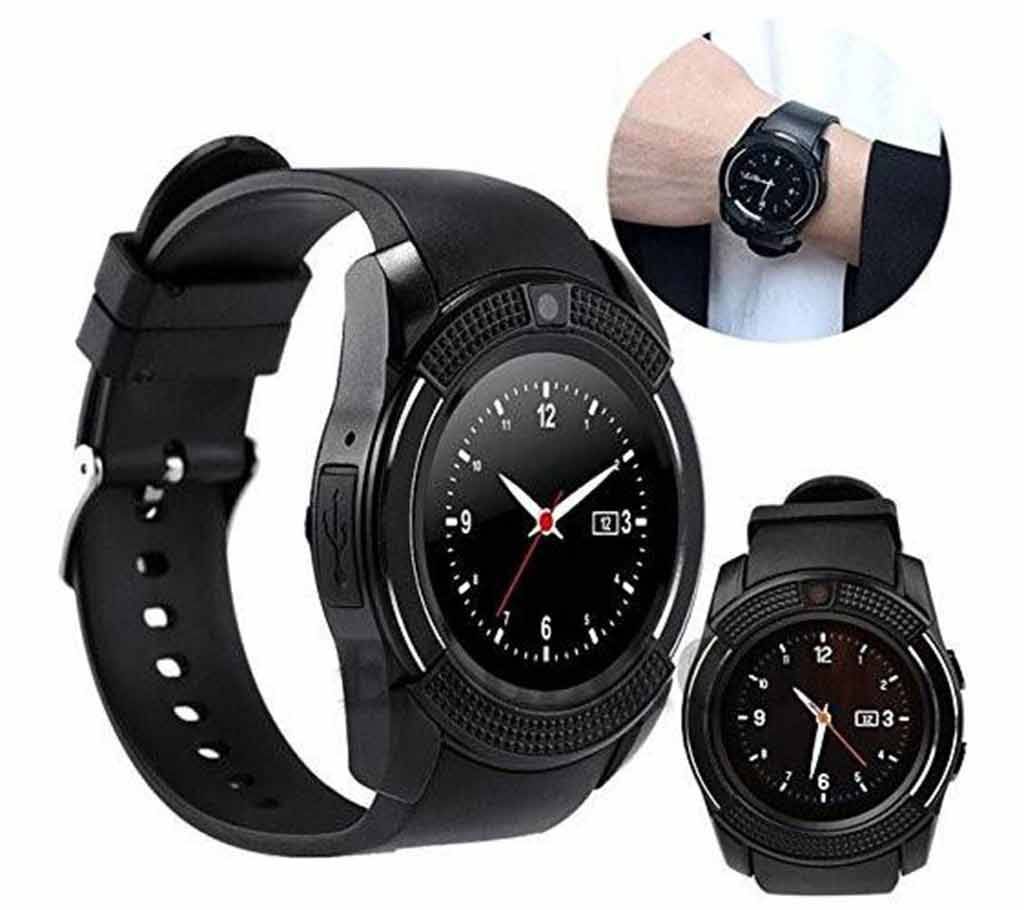 V8 Smartwatch Single SIM with SENSOR