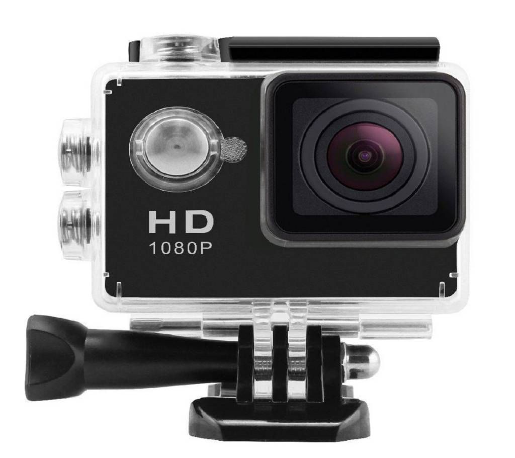 Full HD 1080P Sports Camera - Black