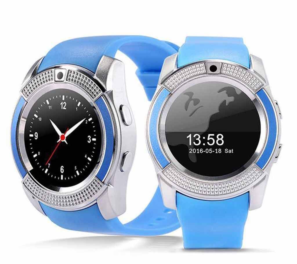 V8 sim supported Smartwatch with SENSOR