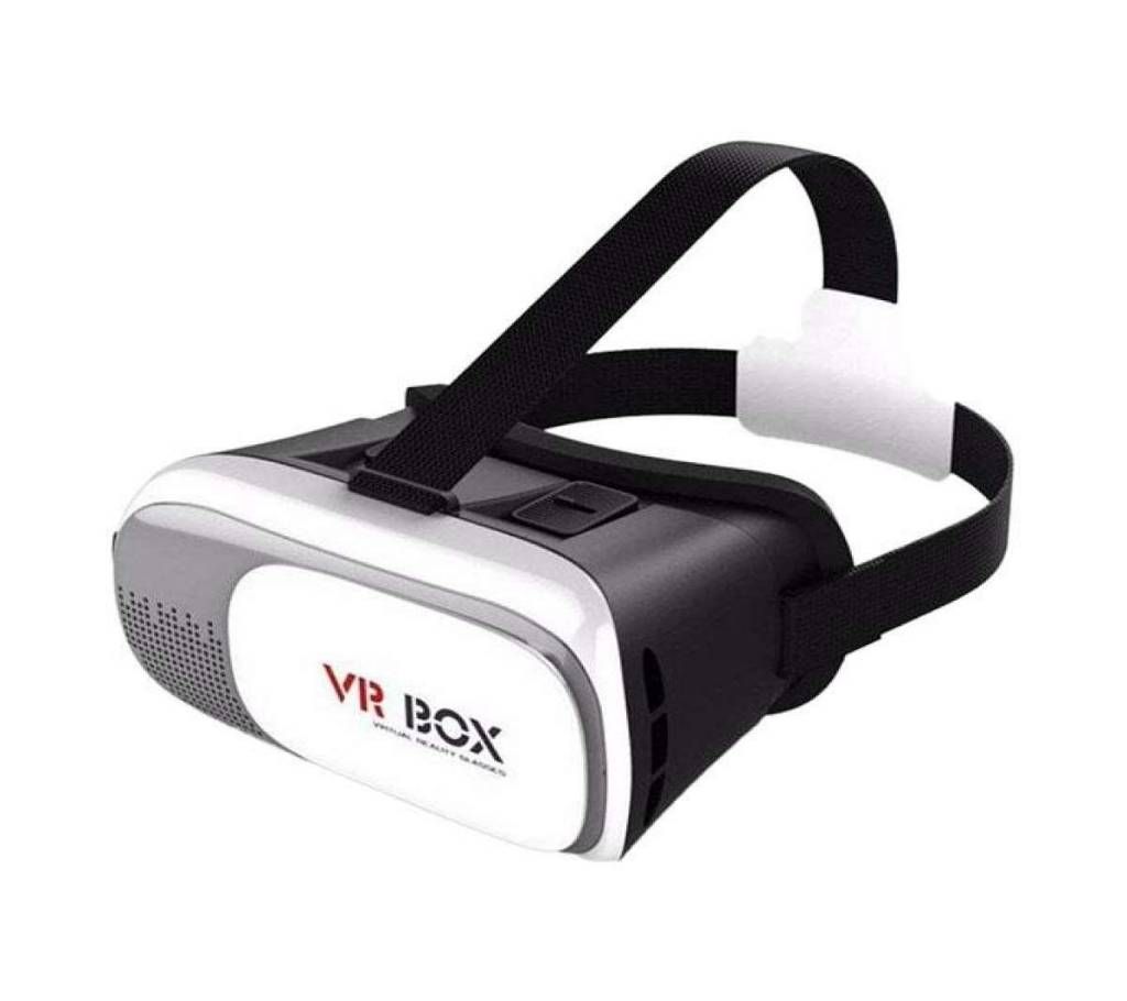 VR Box 3D Smart Glass - Black and White 