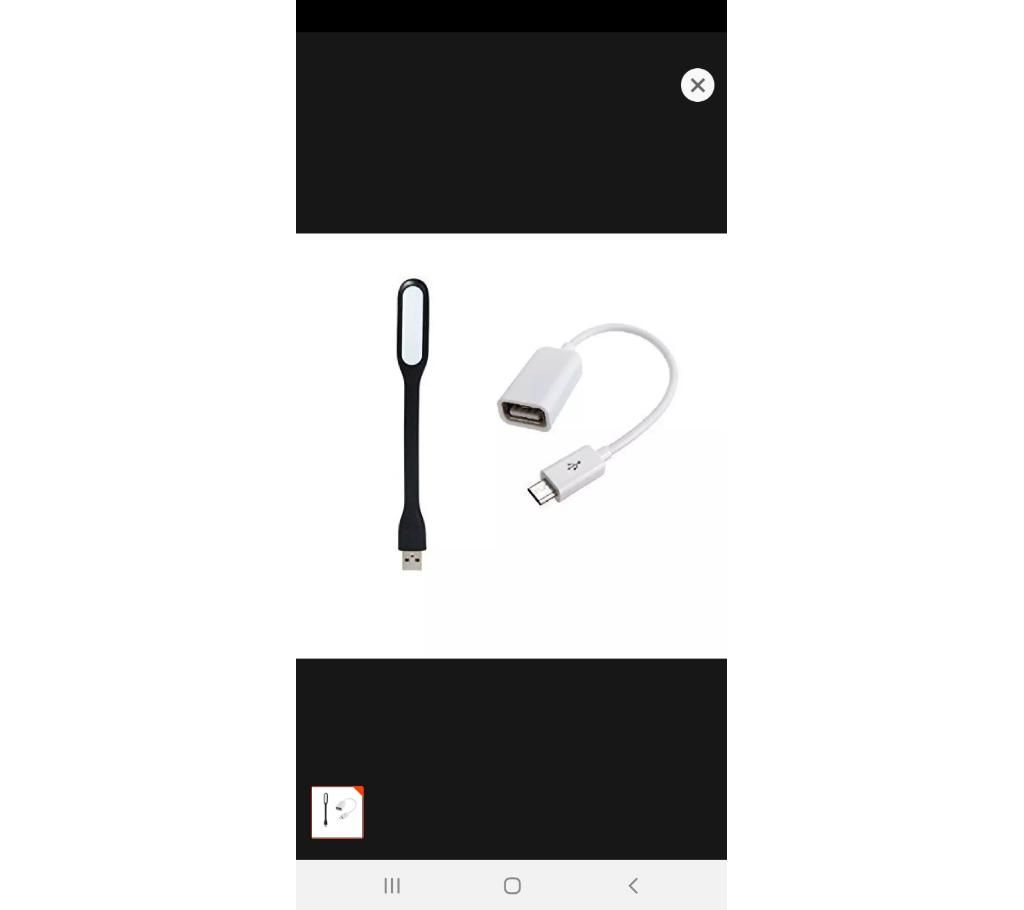 usb led light with otg cable