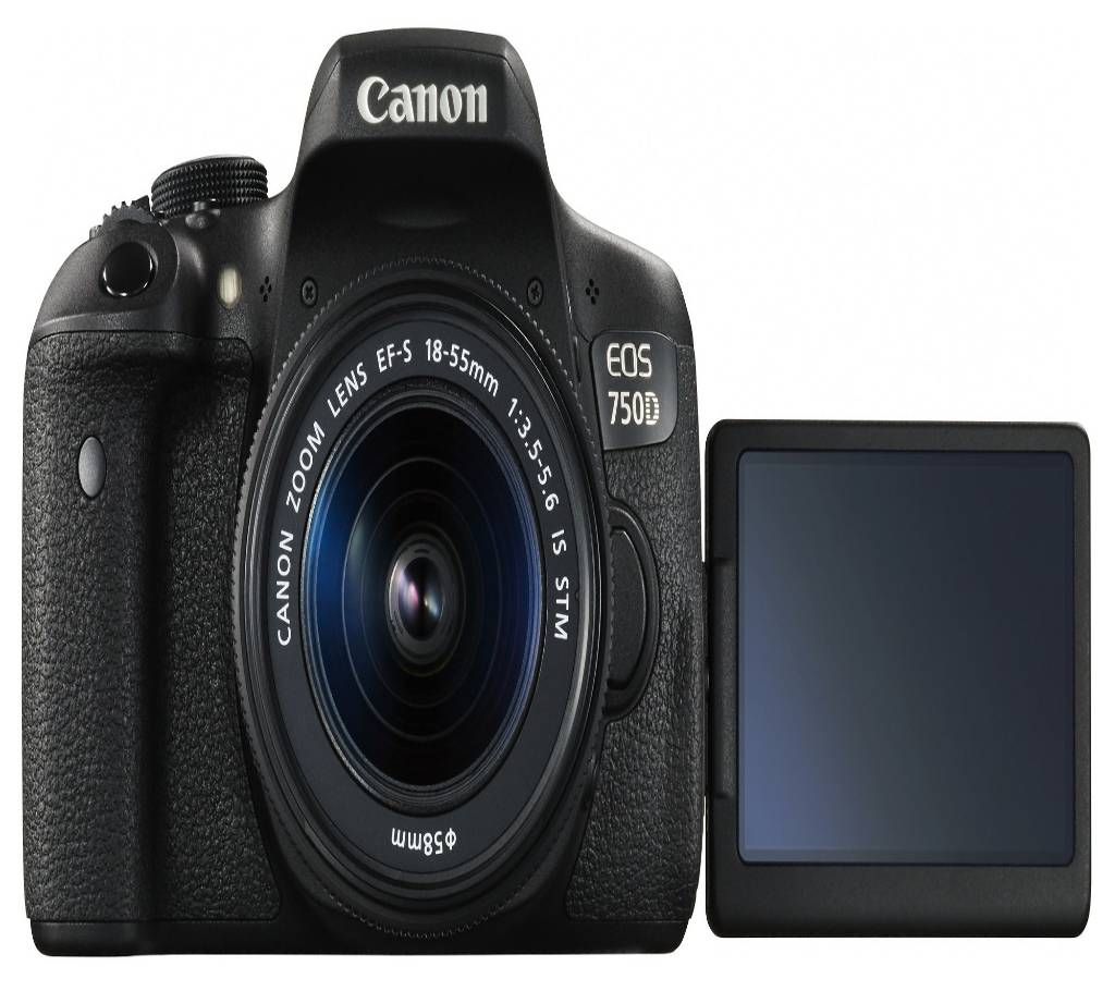 Canon EOS 750D Digital SLR Camera with 18-55mm is STM -