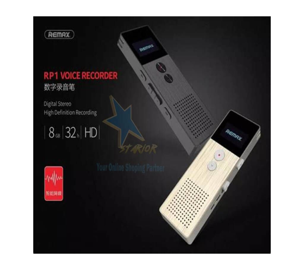 Remax RP1 OLED 8GB Noise Reduction Voice Recorder