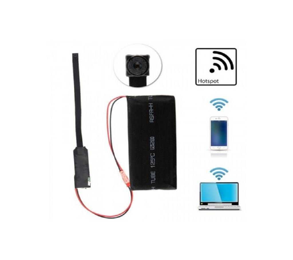 Mini Wireless WiFi Button Camera DIY Module P2P Network Camera For iOS Android