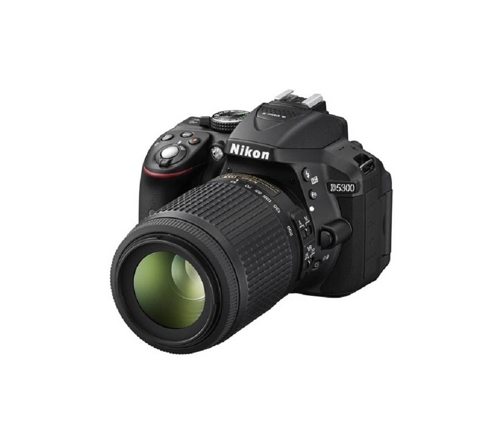 Nikon D5300 DSLR 24.2 MP Built-in Wi-Fi With 18-55mm Lens