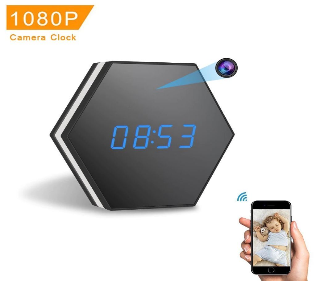 Mini Hidden Camera Motion Detection WiFi Smart Clock
