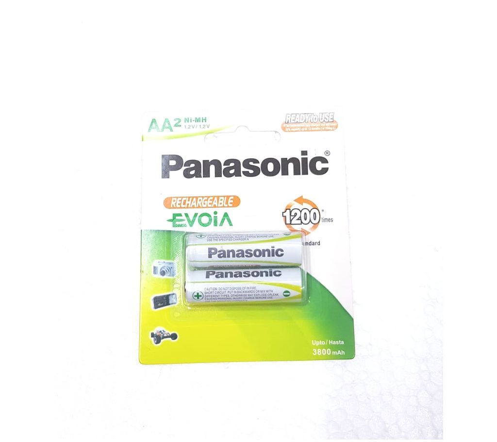 Panasonic 2 AA 3800 mah Rechargeable Batteries