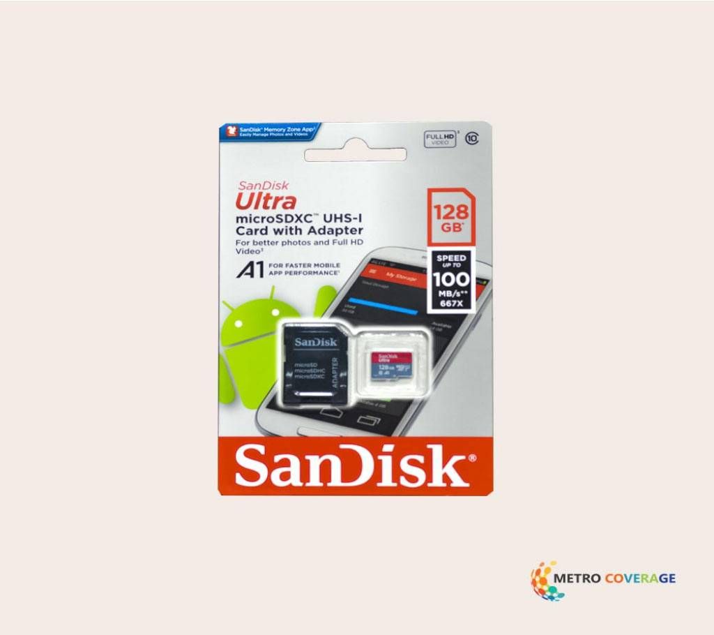 SanDisk Ultra Micro SD Card 128GB