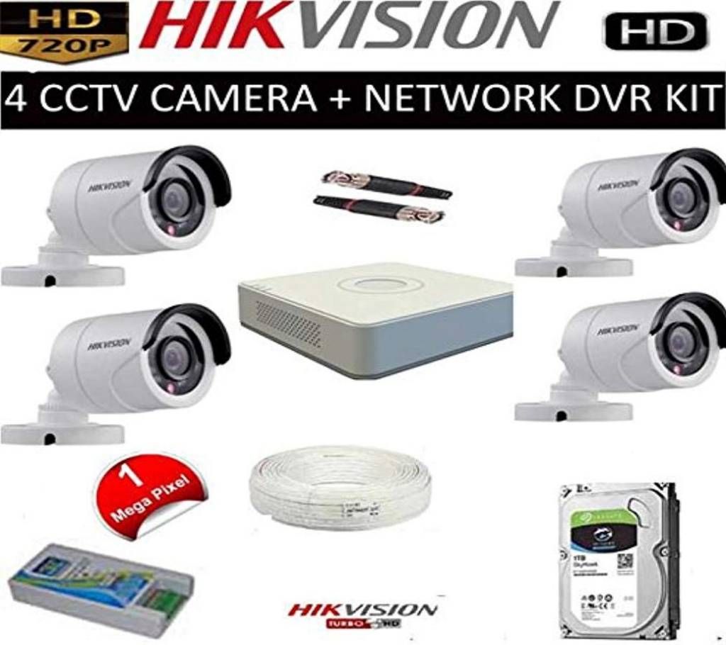 1 MP 720p HIKVISION Brands CC Camera Package
