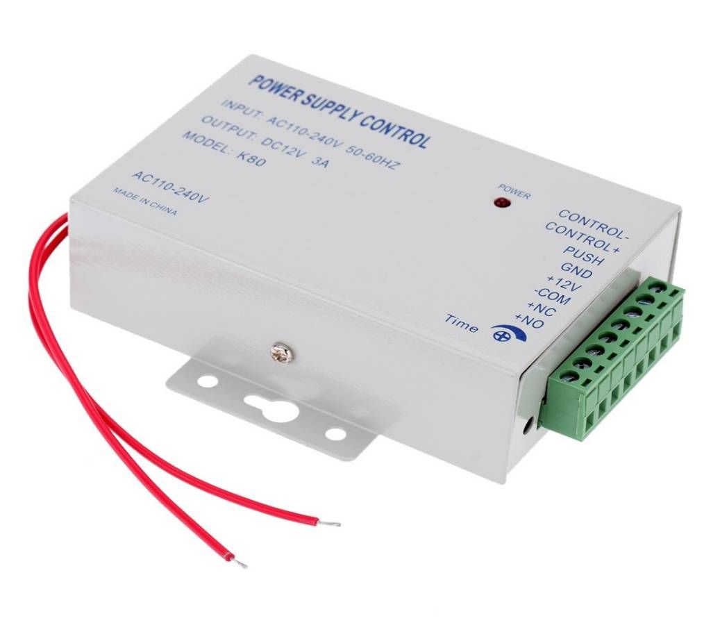 12VDC 3AM ACCESS CONTROL ADAPTERWITH NC/NO OPTION